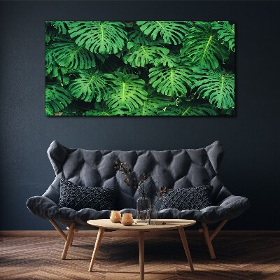 Obraz Canvas Tropická listová mozaika