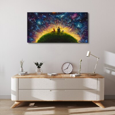 Obraz Canvas Vesmírna cesta v slnečnom svetle