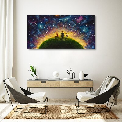 Obraz Canvas Vesmírna cesta v slnečnom svetle