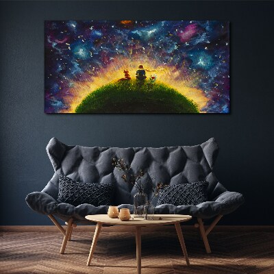 Obraz Canvas Vesmírna cesta v slnečnom svetle