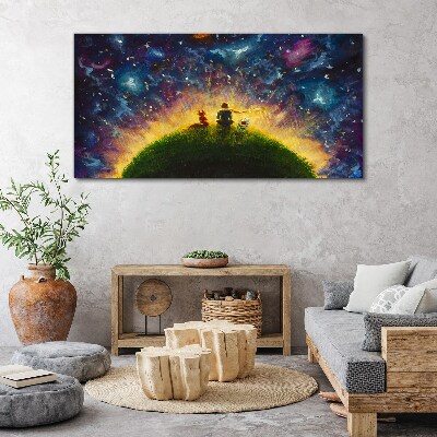 Obraz Canvas Vesmírna cesta v slnečnom svetle