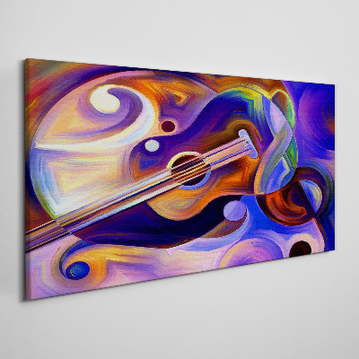 Obraz canvas Abstrakcie hudobné husle