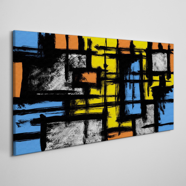 Obraz canvas Abstraktné zloženie farieb