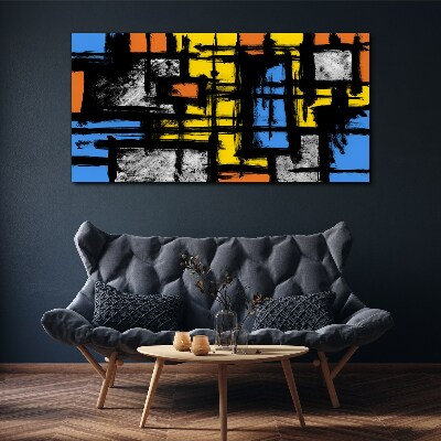 Obraz canvas Abstraktné zloženie farieb