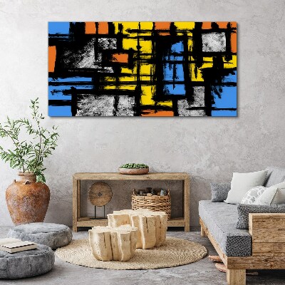 Obraz canvas Abstraktné zloženie farieb