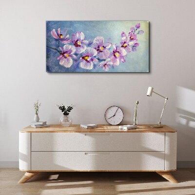 Obraz Canvas Maľba abstrakcie kvety