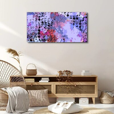 Obraz Canvas Abstraktná krajina s japonským akcentom