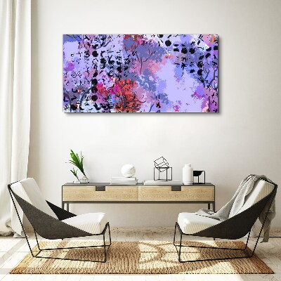 Obraz Canvas Abstraktná krajina s japonským akcentom