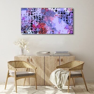 Obraz Canvas Abstraktná krajina s japonským akcentom
