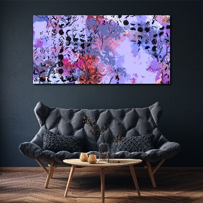 Obraz Canvas Abstraktná krajina s japonským akcentom