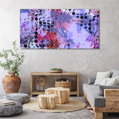Obraz Canvas Abstraktná krajina s japonským akcentom