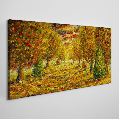 Obraz Canvas Zlatá jesenná krajina