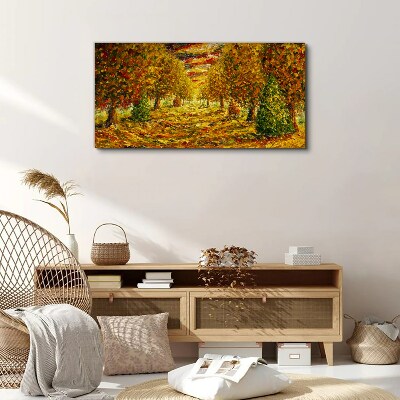 Obraz Canvas Zlatá jesenná krajina
