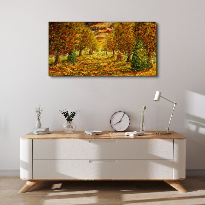 Obraz Canvas Zlatá jesenná krajina