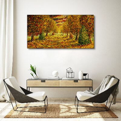 Obraz Canvas Zlatá jesenná krajina