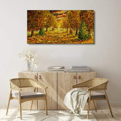 Obraz Canvas Zlatá jesenná krajina