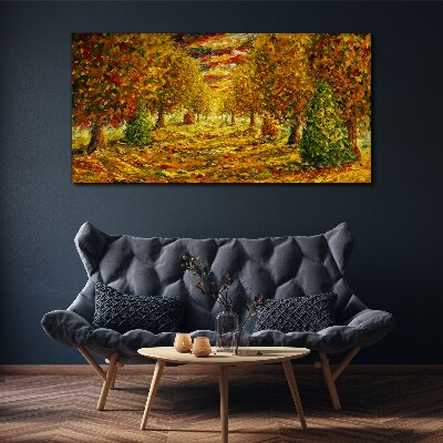 Obraz Canvas Zlatá jesenná krajina