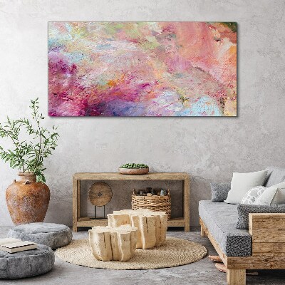 Obraz Canvas Abstraktná krajina v pastelových farbách