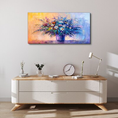 Obraz Canvas Kvetinová kytica v pastelových farbách