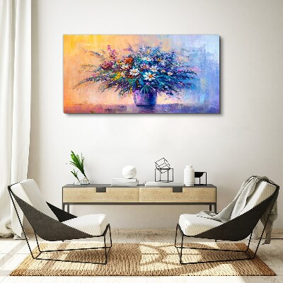Obraz Canvas Kvetinová kytica v pastelových farbách