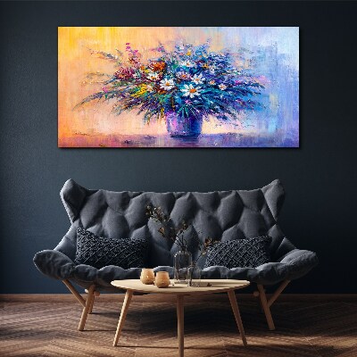 Obraz Canvas Kvetinová kytica v pastelových farbách