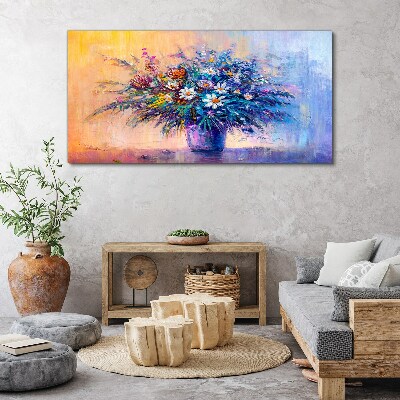 Obraz Canvas Kvetinová kytica v pastelových farbách