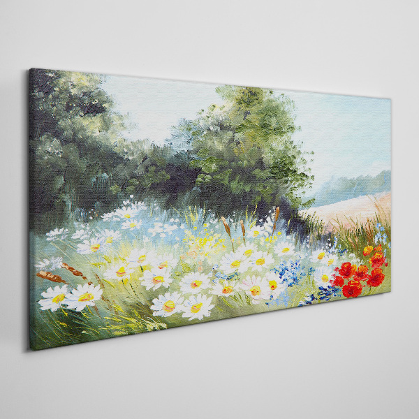 Obraz canvas Letné lúky v plnom kvete