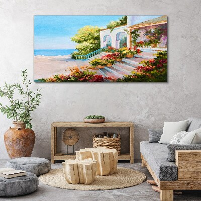 Obraz canvas Letná prímorská krajina