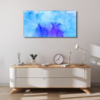 Obraz Canvas Vlny modrej a fialovej