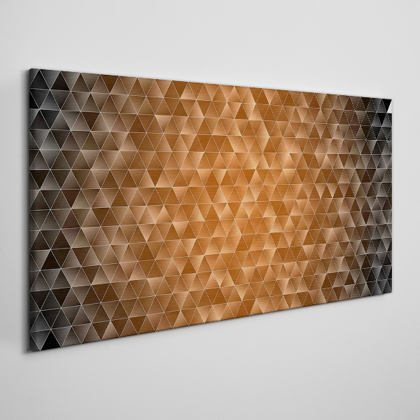 Obraz Canvas Geometria v odtieňoch hnedej