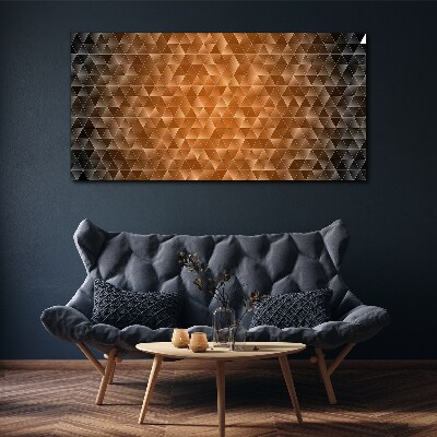 Obraz Canvas Geometria v odtieňoch hnedej