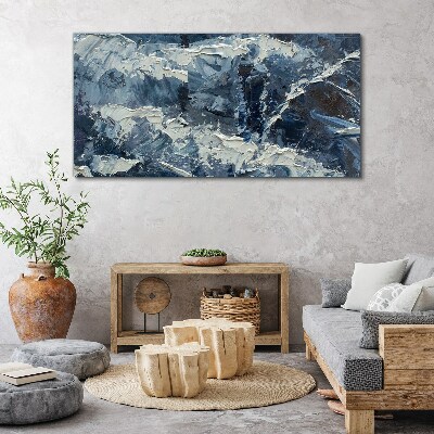 Obraz Canvas Zimná krajina v odtieňoch modrej