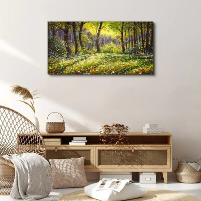 Obraz na plátne Lesné kvety Príroda
