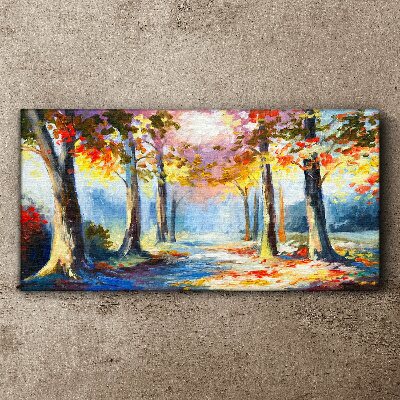 Obraz canvas Jesenná alej