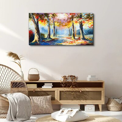 Obraz canvas Jesenná alej