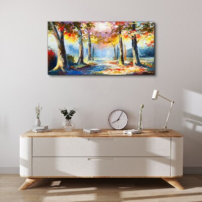 Obraz canvas Jesenná alej