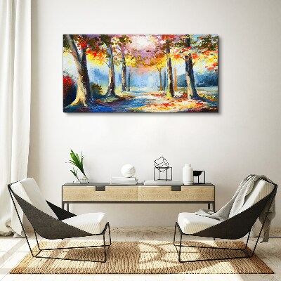 Obraz canvas Jesenná alej
