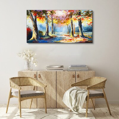 Obraz canvas Jesenná alej