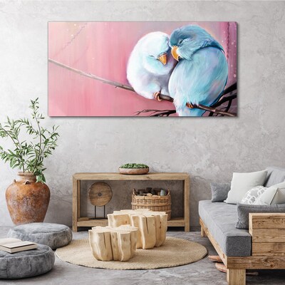 Obraz na plátne Zvieracie vtáky pobočka