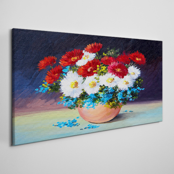 Obraz canvas Kvetinová kytica vo váze