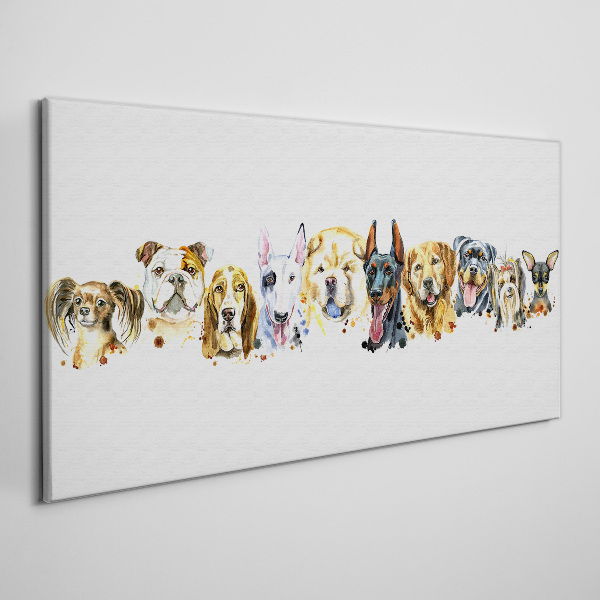 Obraz na plátne Moderné zvieratá psi