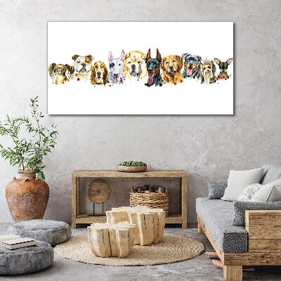 Obraz na plátne Moderné zvieratá psi