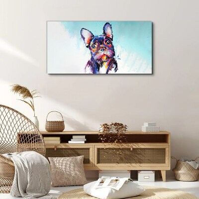 Obraz na plátne Zvieracie pes abstrakcie