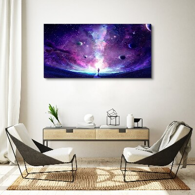 Obraz na plátne Nočná obloha hviezda vesmír