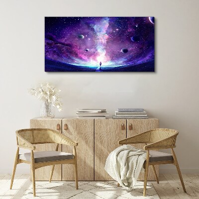 Obraz na plátne Nočná obloha hviezda vesmír