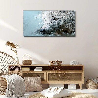 Obraz na plátne Divoký zvieracie vlk
