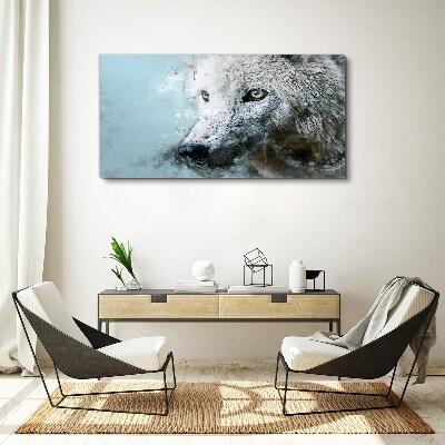 Obraz na plátne Divoký zvieracie vlk