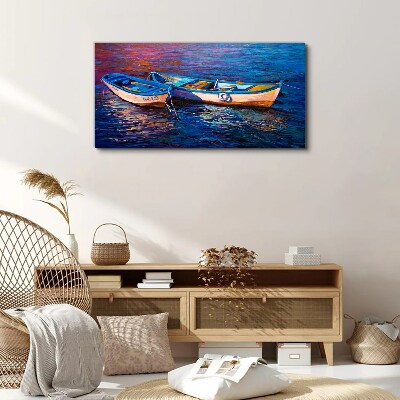 Obraz canvas Lode morské vodné vlny