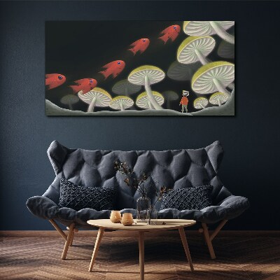 Obraz na plátne Fantázia surrealistickej ryby