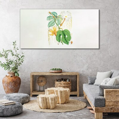 Obraz Canvas Kvetinový motív v pastelových farbách